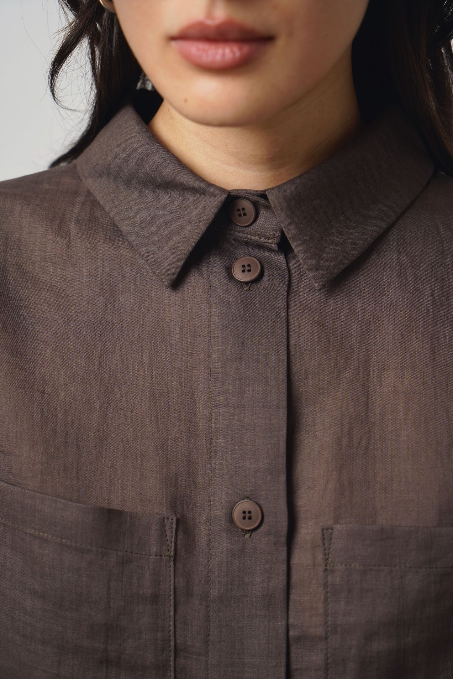 blouse linen | espresso
