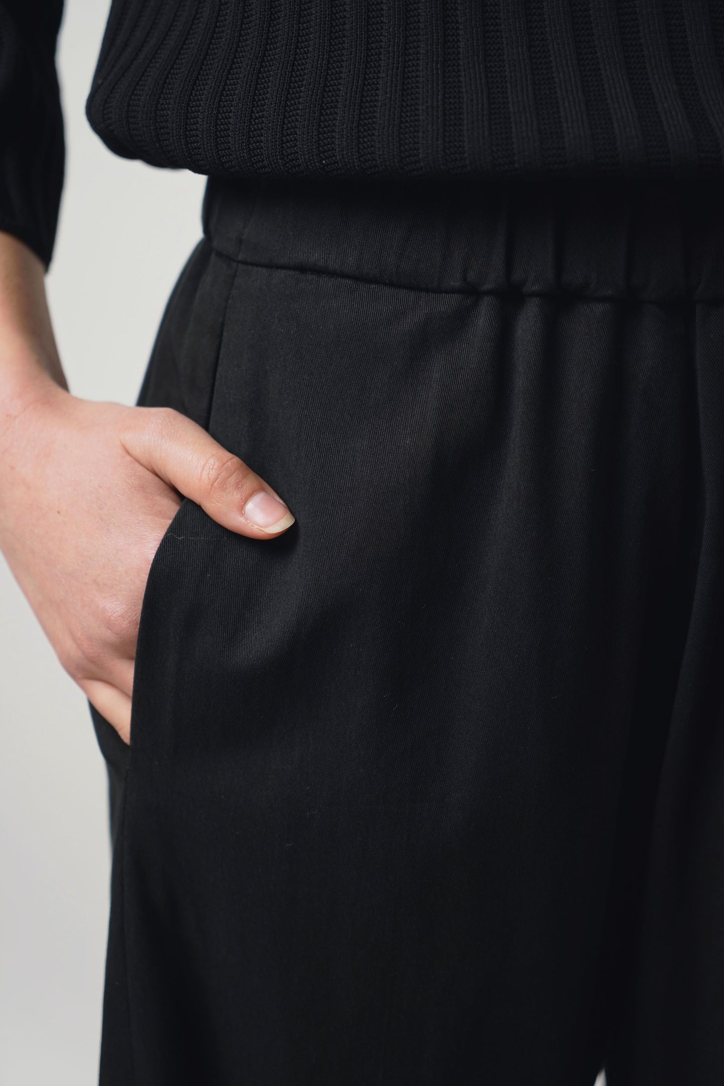 Pants straight | black