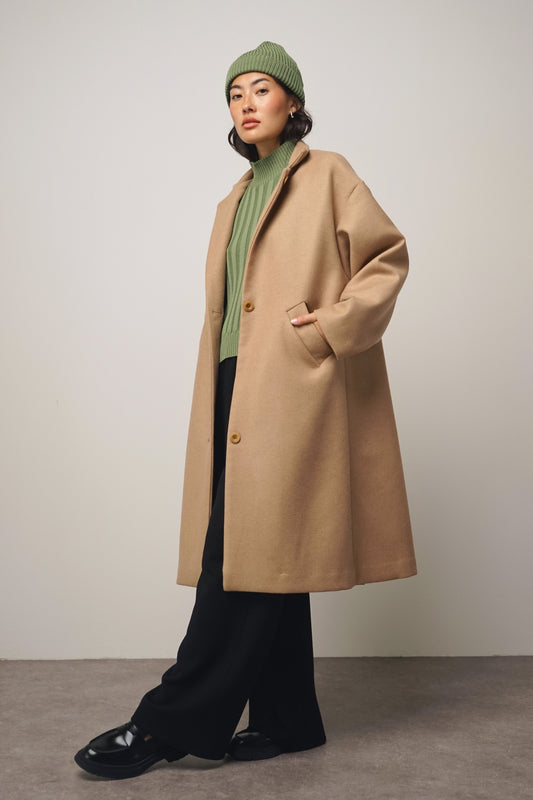 Coat | camel