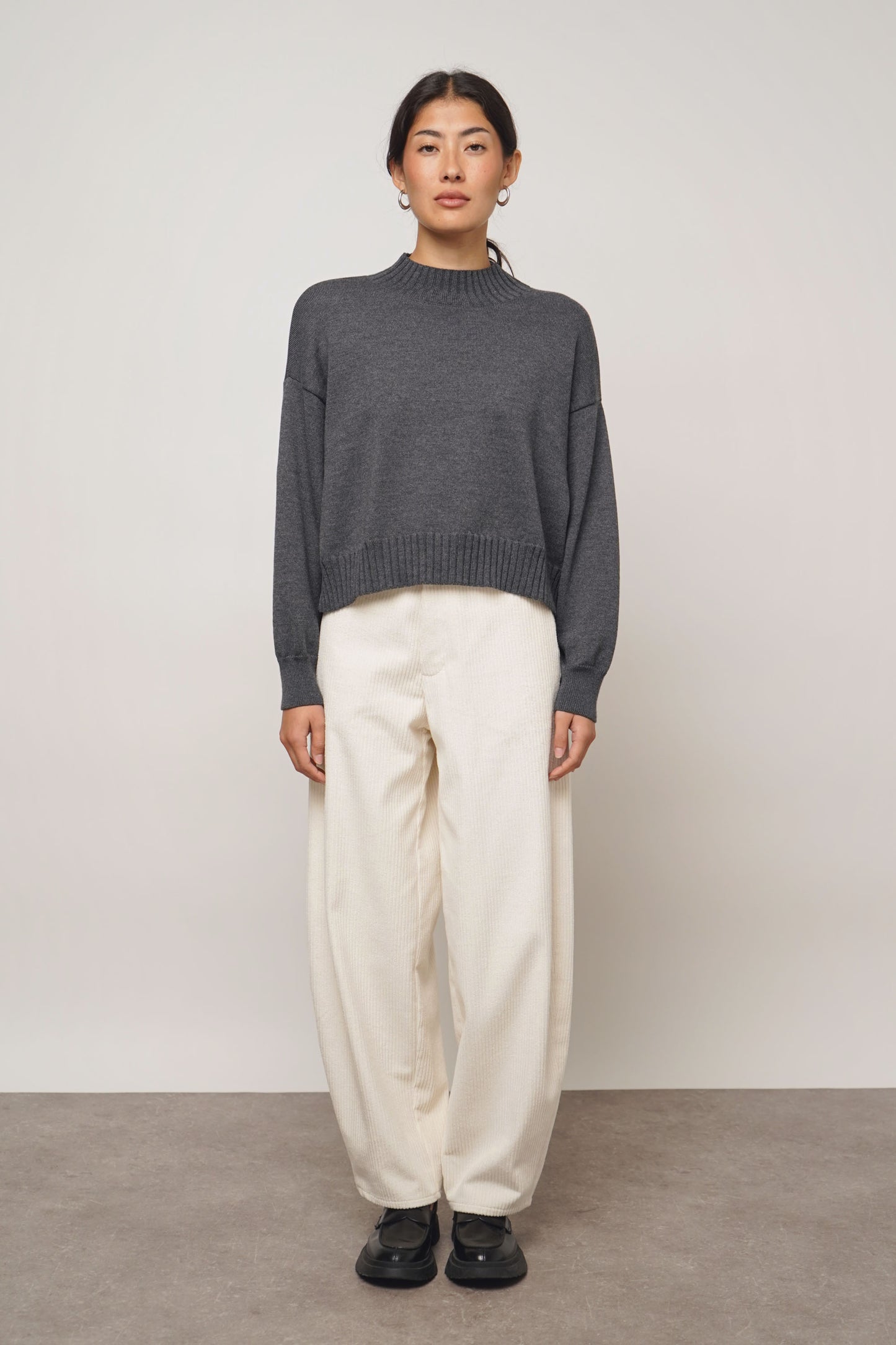 Pullover collar | anthra