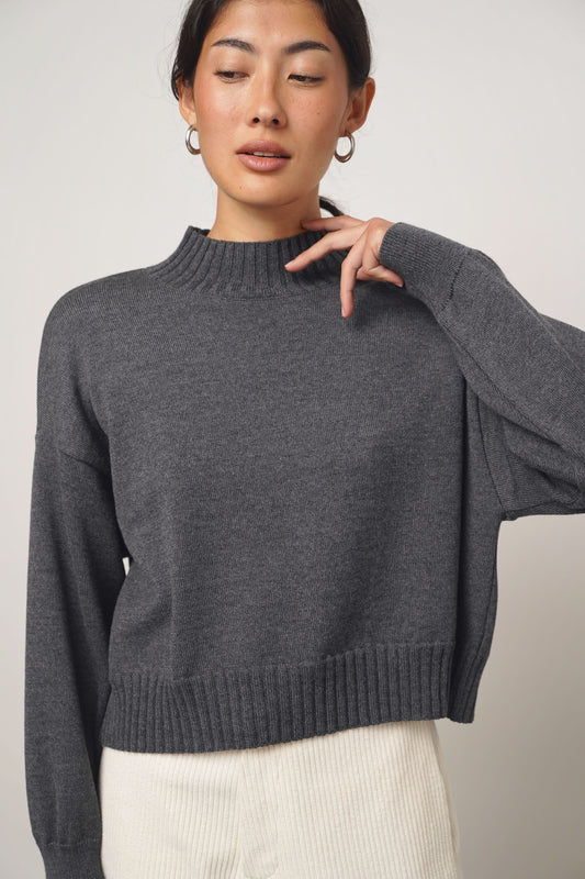 Pullover collar | anthra