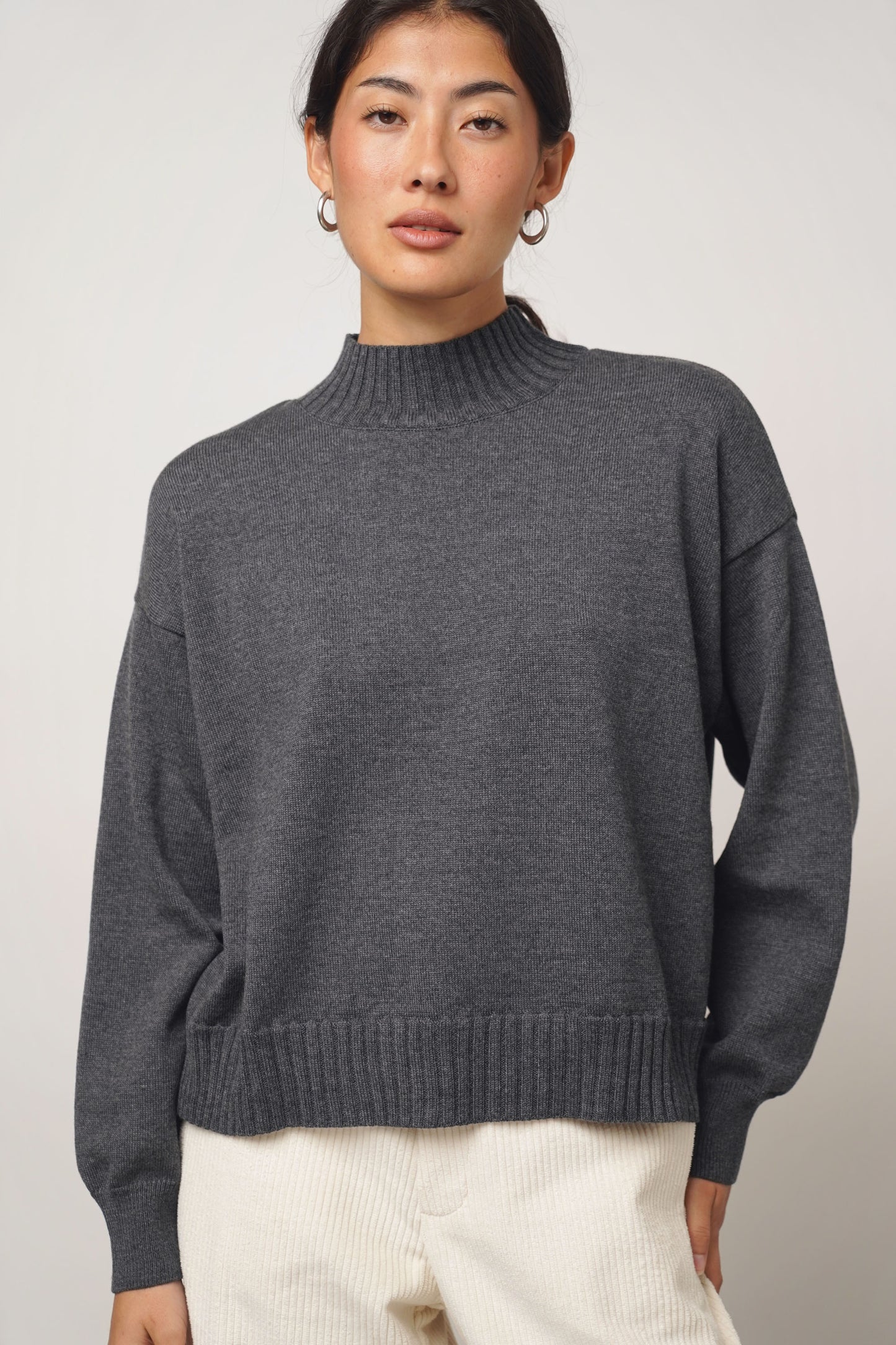 Pullover collar | anthra