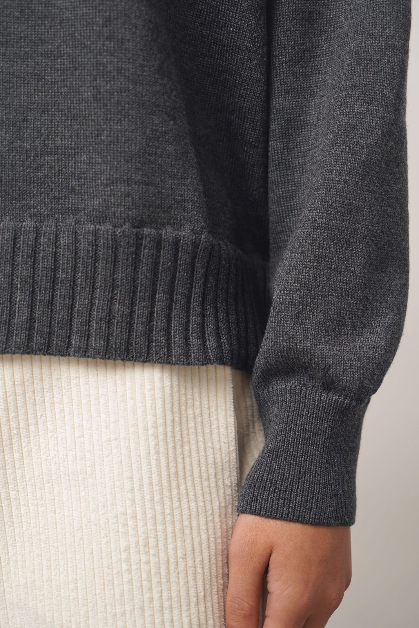 Pullover collar | anthra