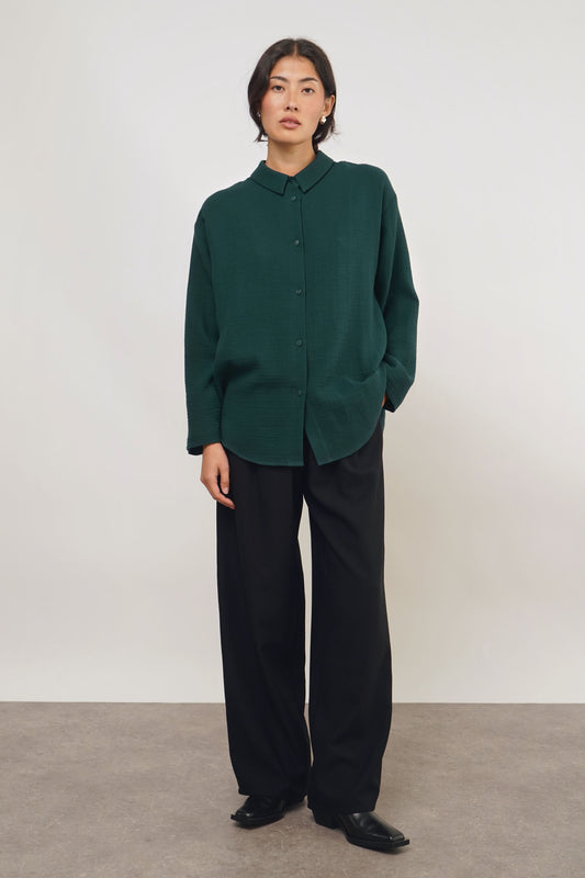 Blouse | sea green