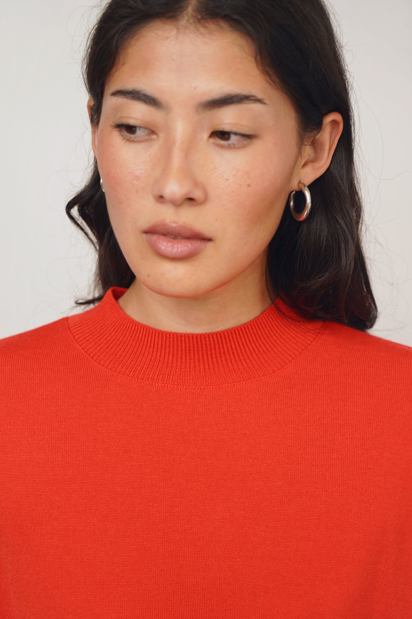 Pullover fine | red