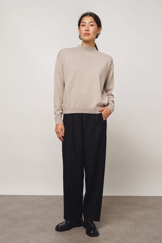 Pullover fine | beige