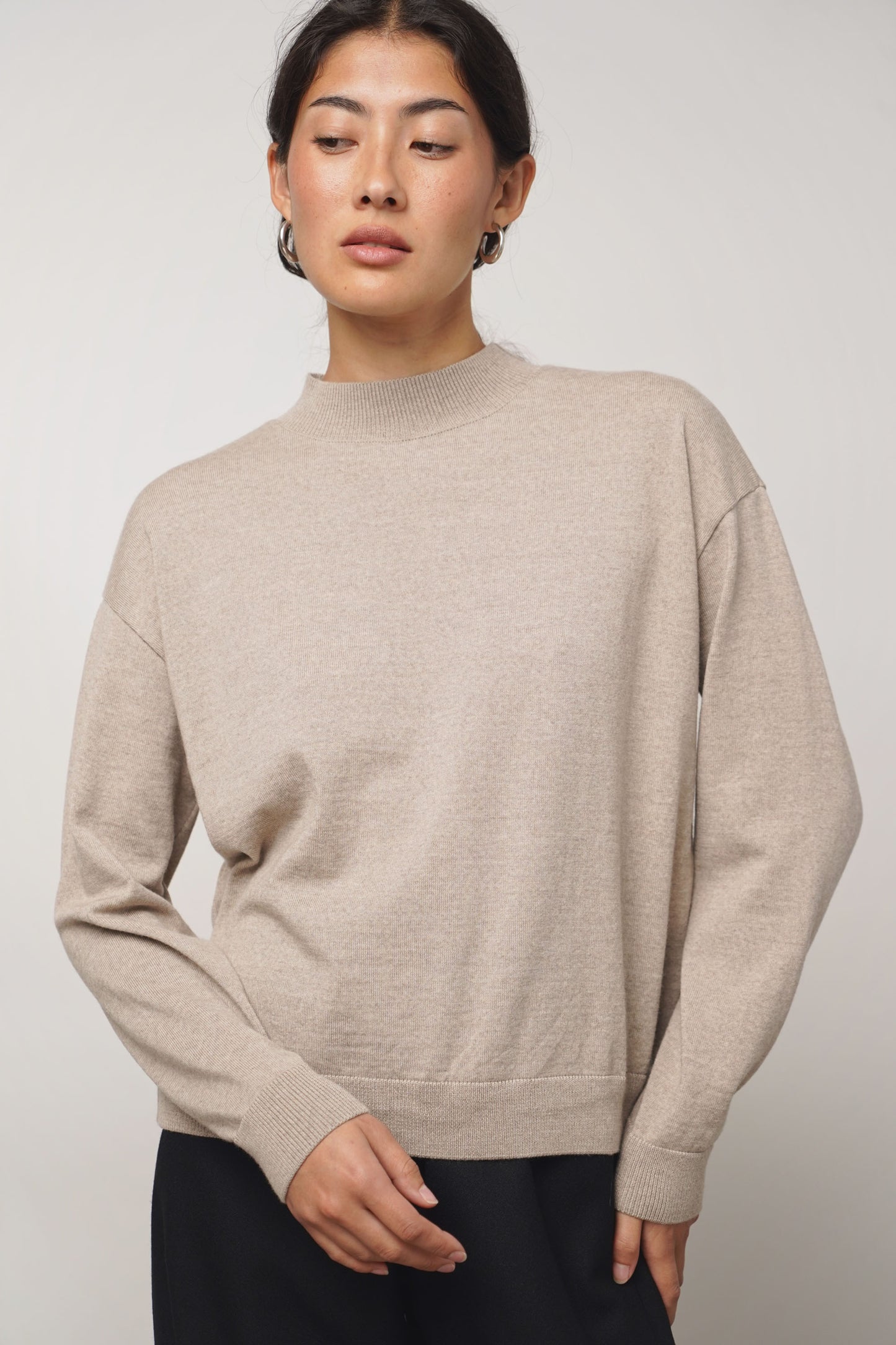Pullover fine | beige