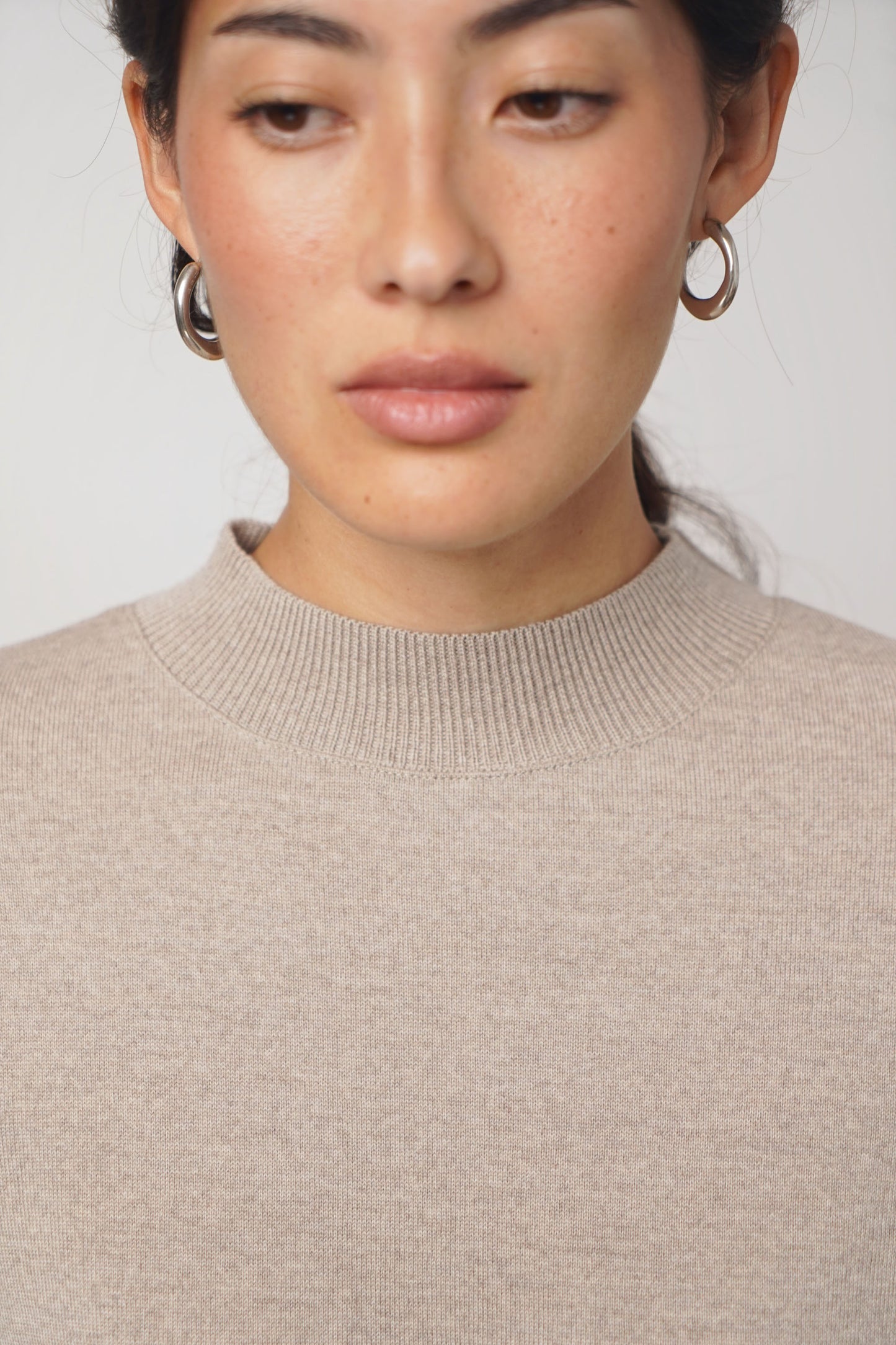 Pullover fine | beige