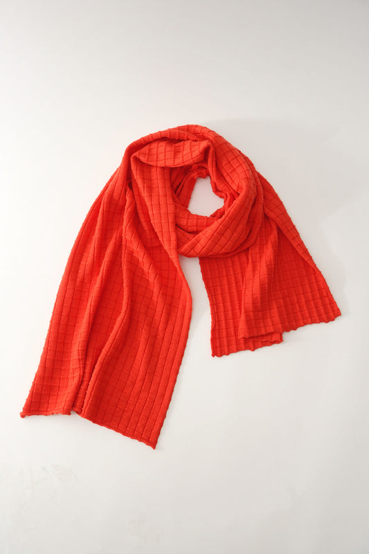 PRE ORDER | Shawl check | red