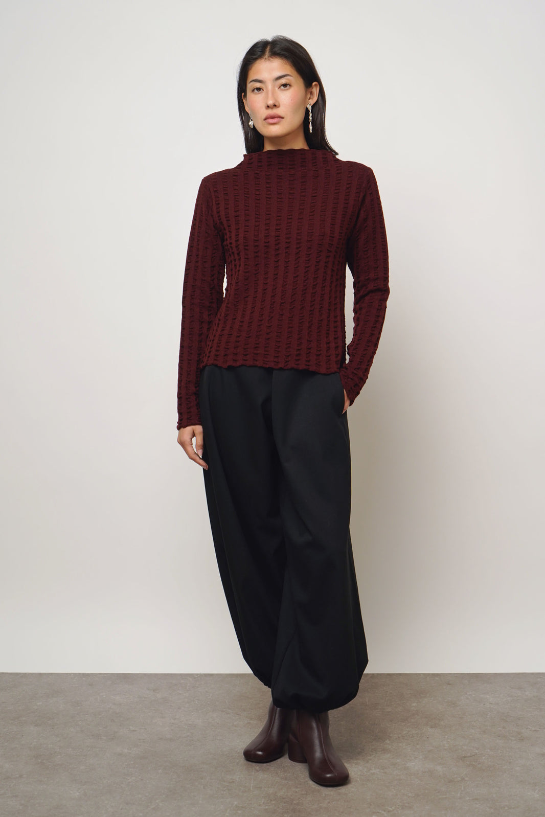 Pullover bubble | burgundy