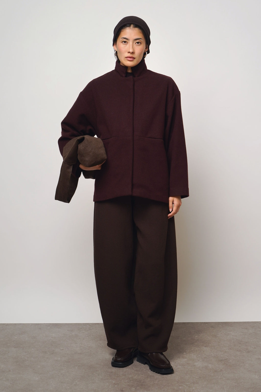 Jacket | burgundy
