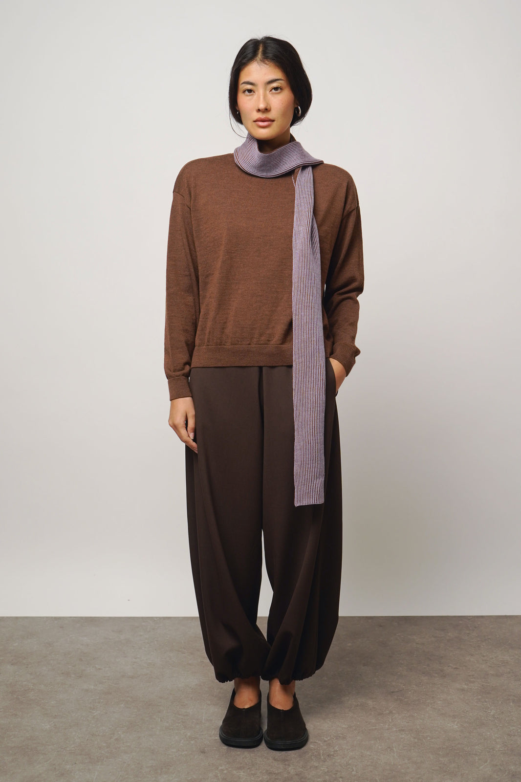 Pullover fine | hazel