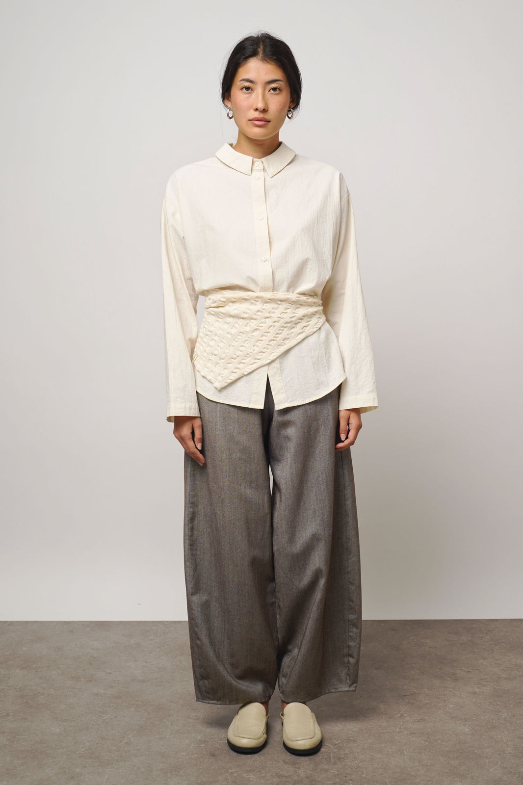 Blouse crinkle | offwhite