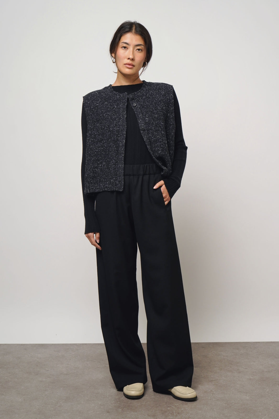 Pants straight | black