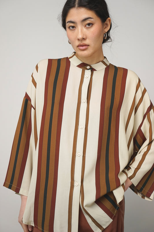 Kimono blouse | stripes