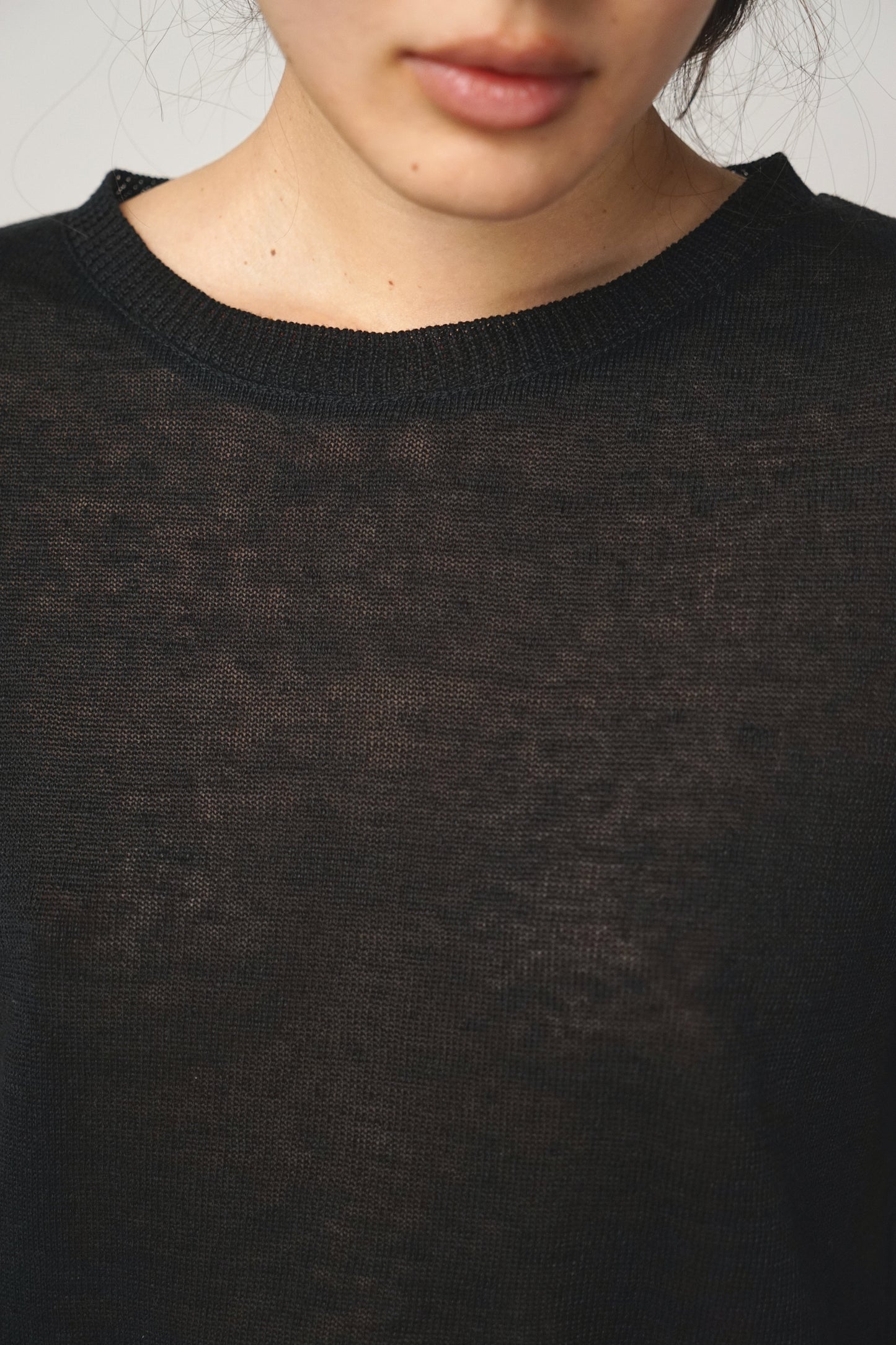 Shirt linen | black