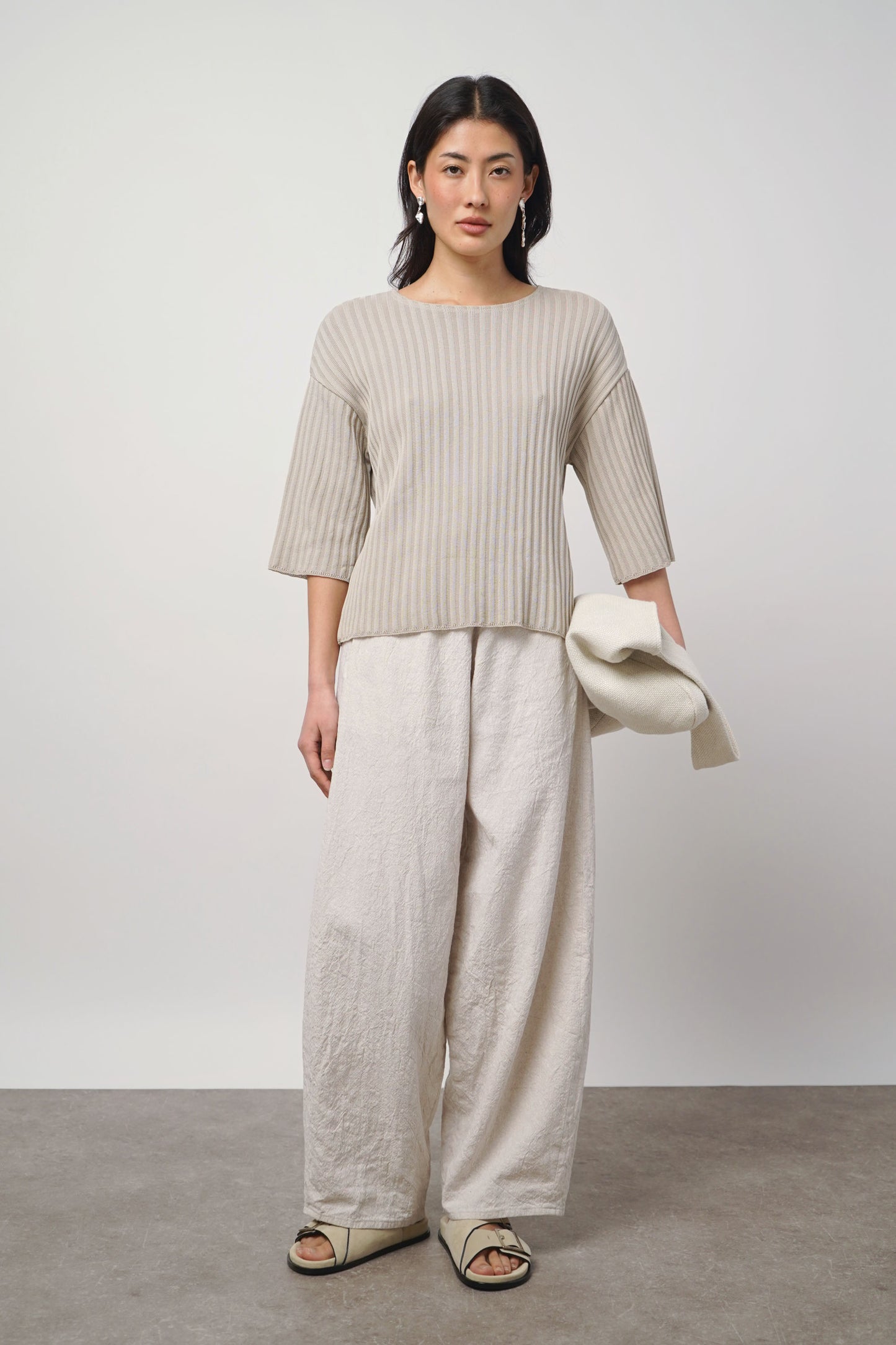 Pullover fine | sand
