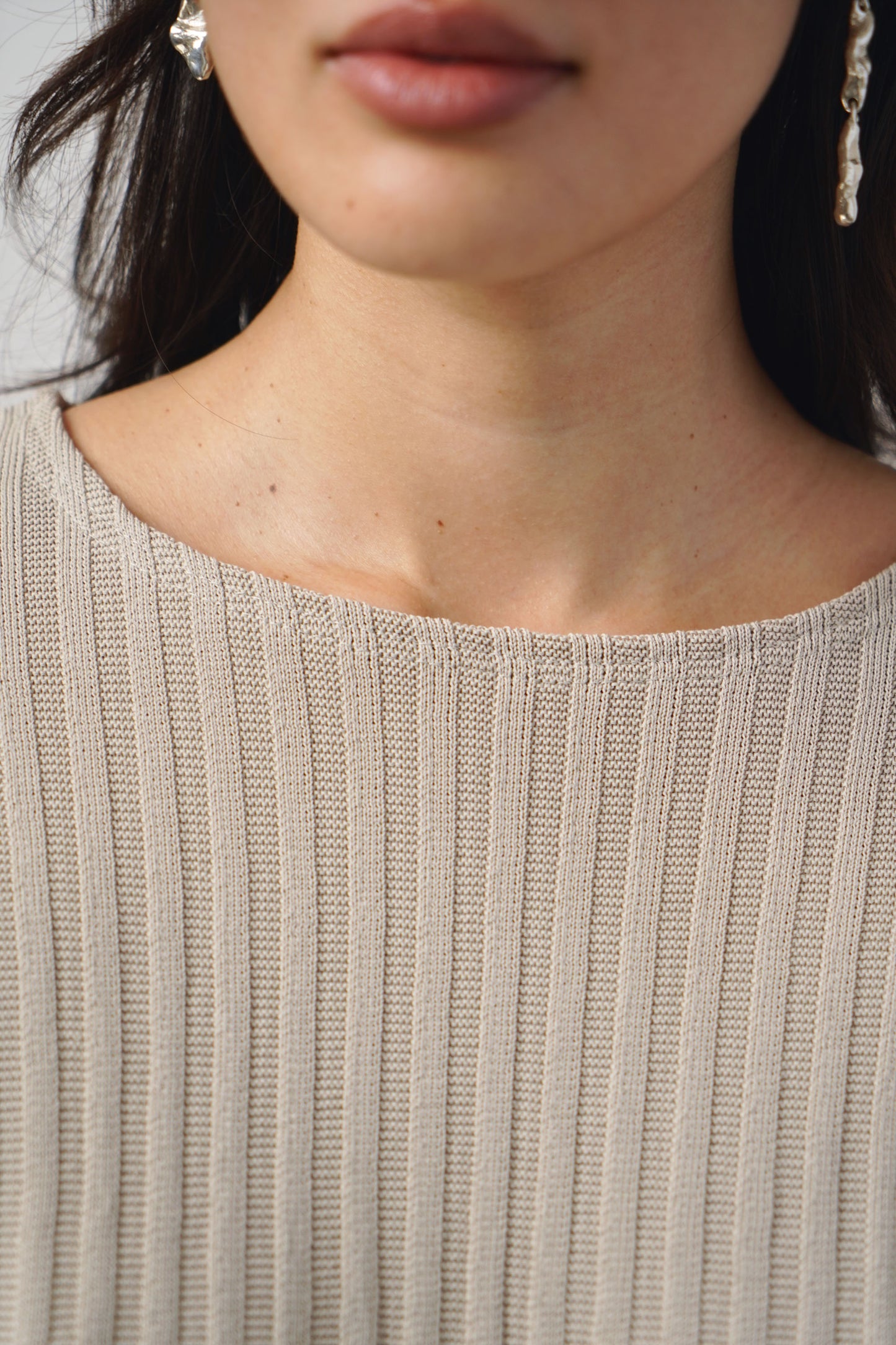 Pullover fine | sand