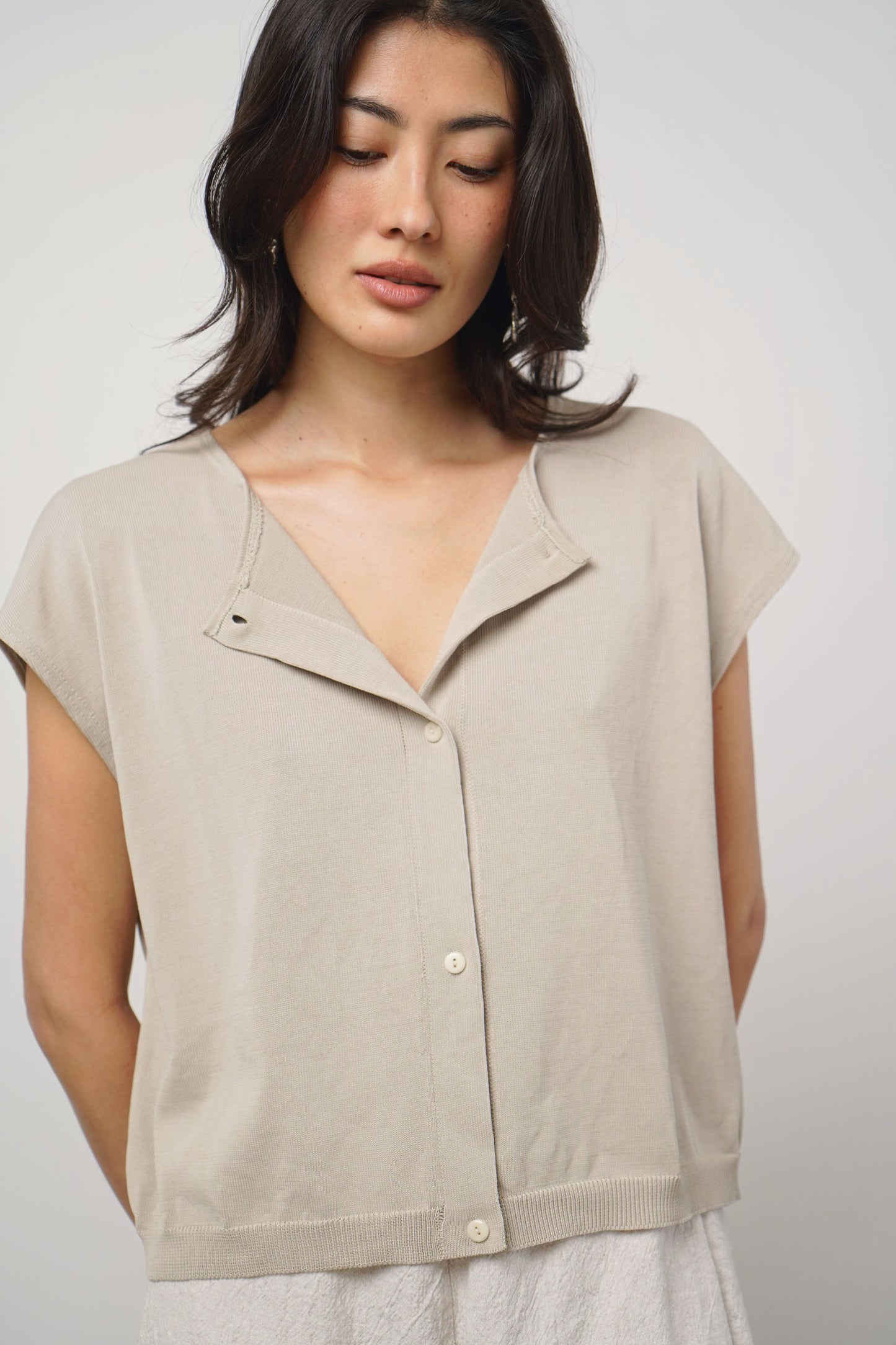Shirt button | sand