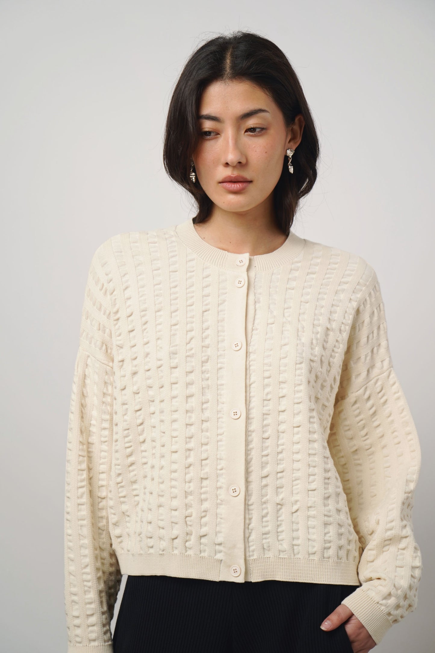 Cardigan bubble | natural