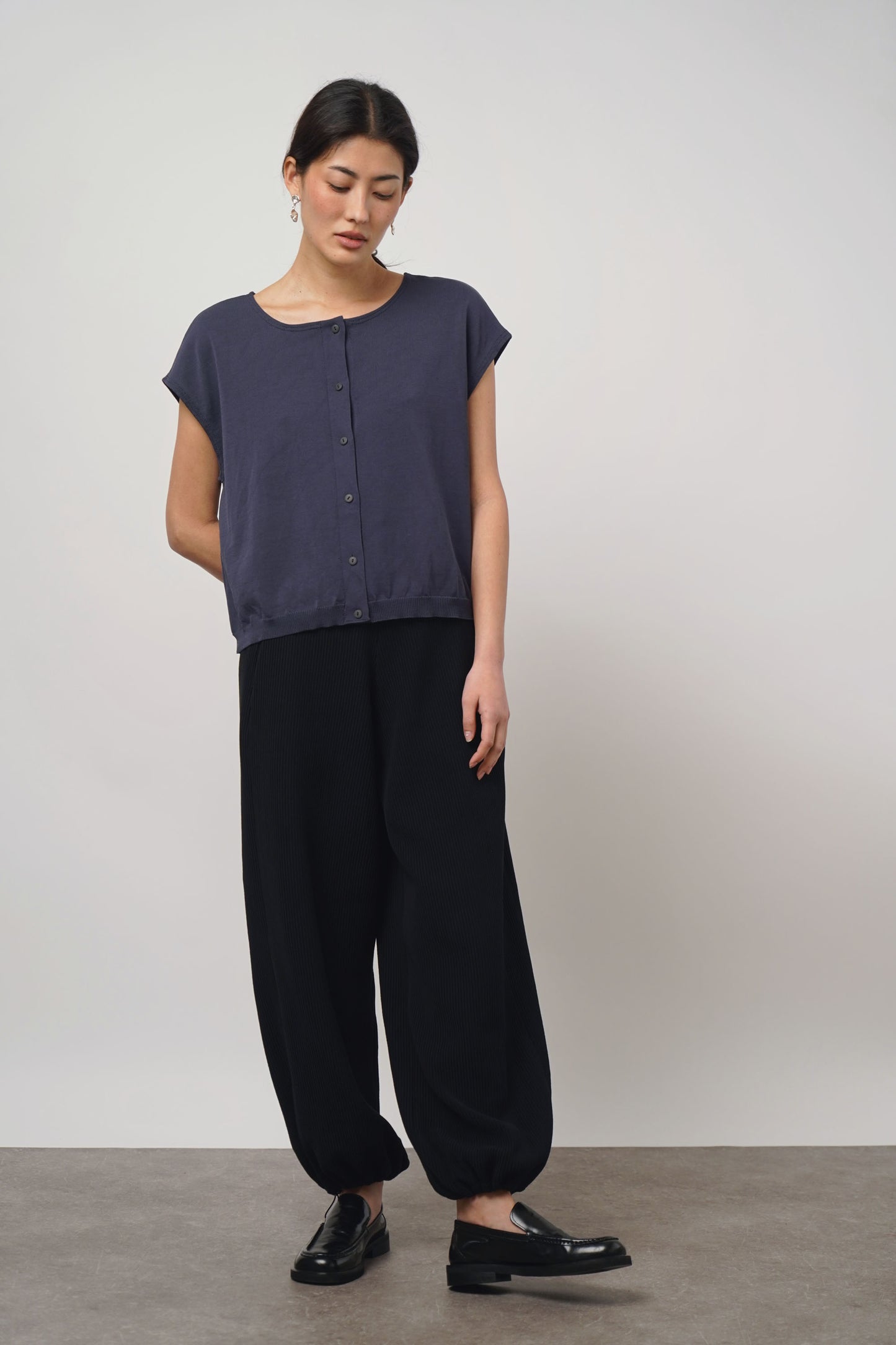 Shirt button | smokey blue