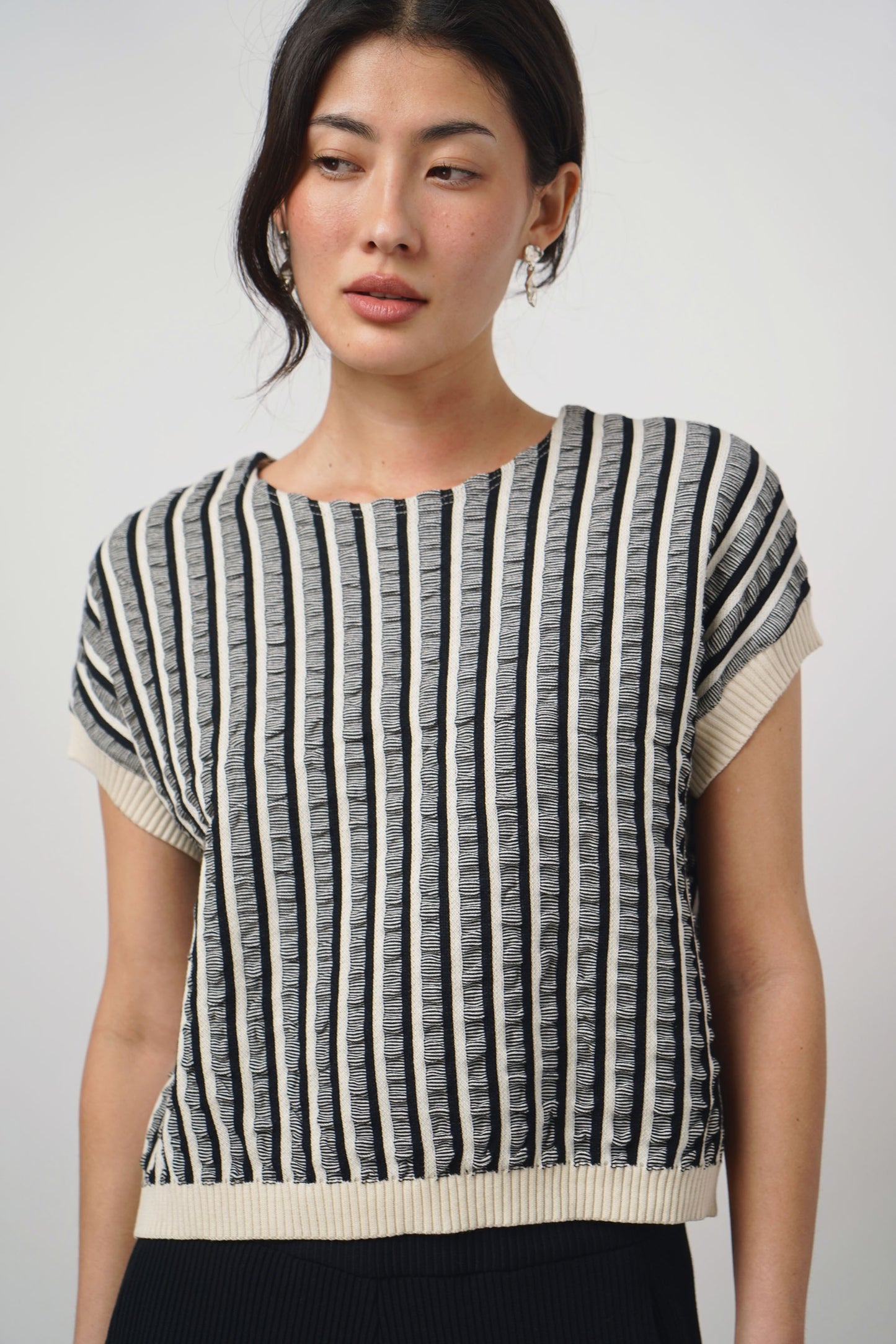 Shirt bubble | natural-black