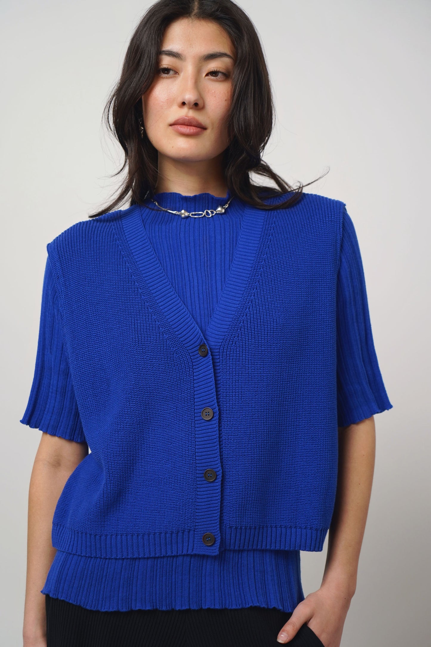 Vest | cobalt blue