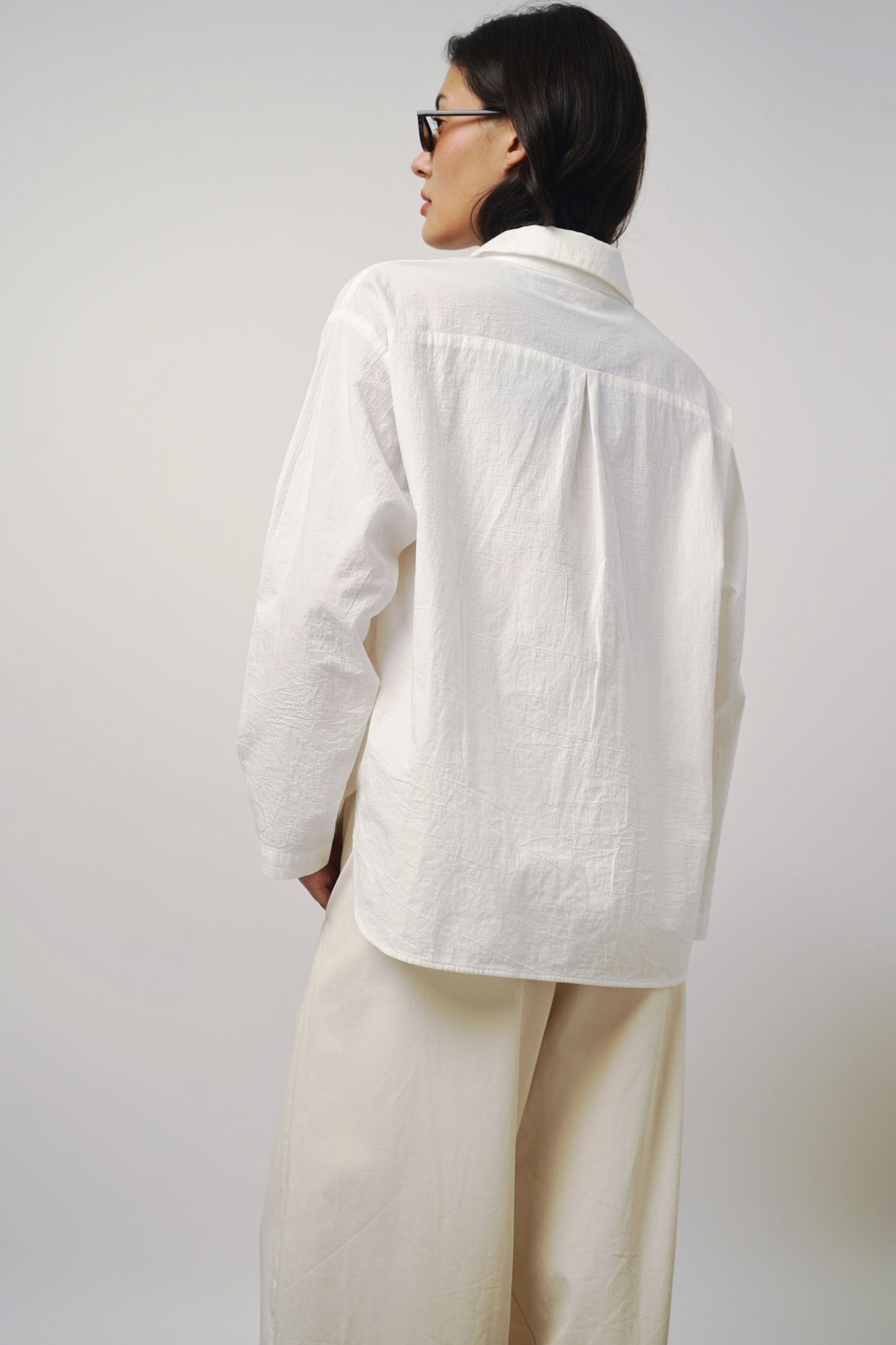 Blouse crinkle | offwhite