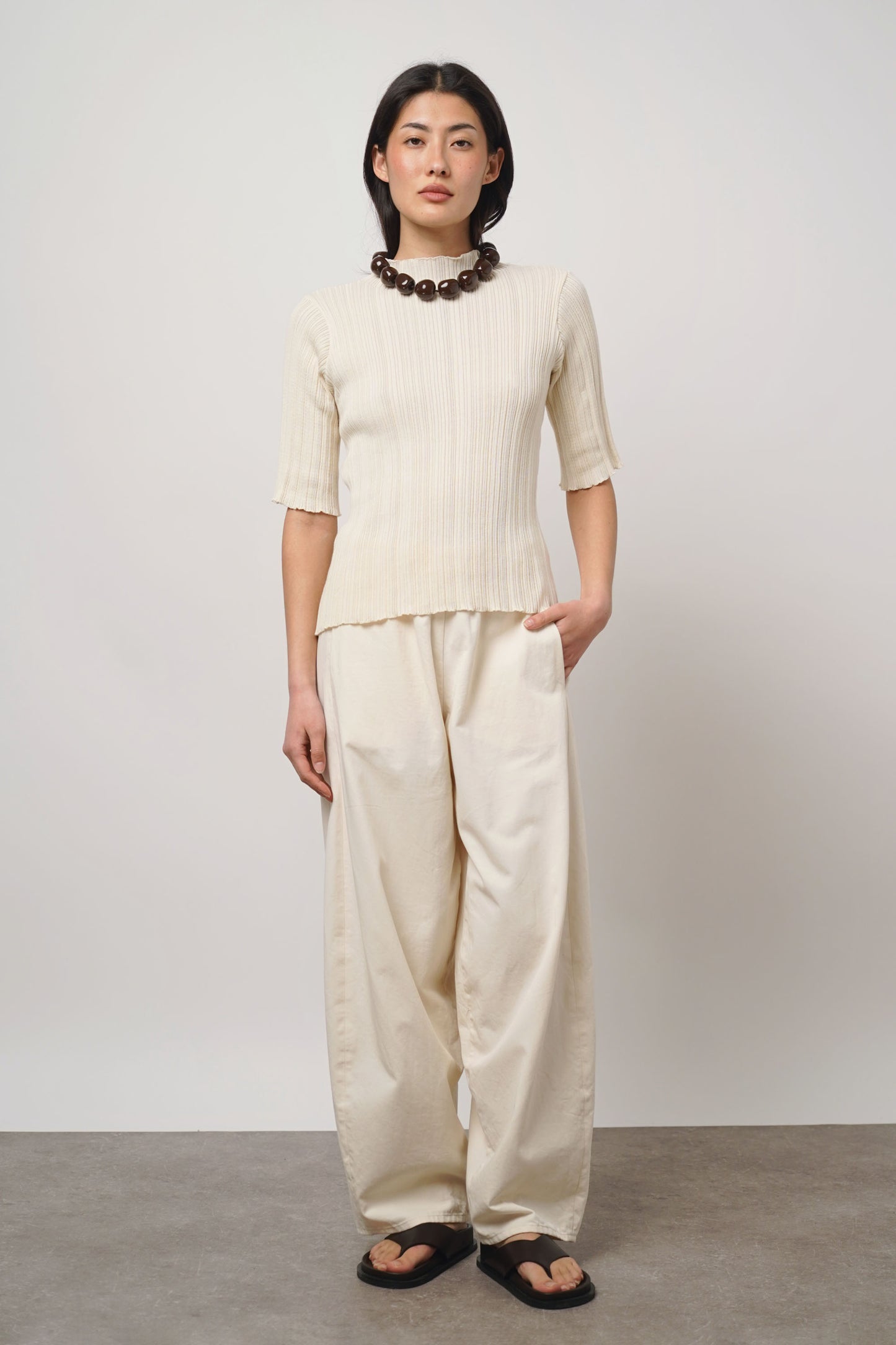 Shirt pleats | natural