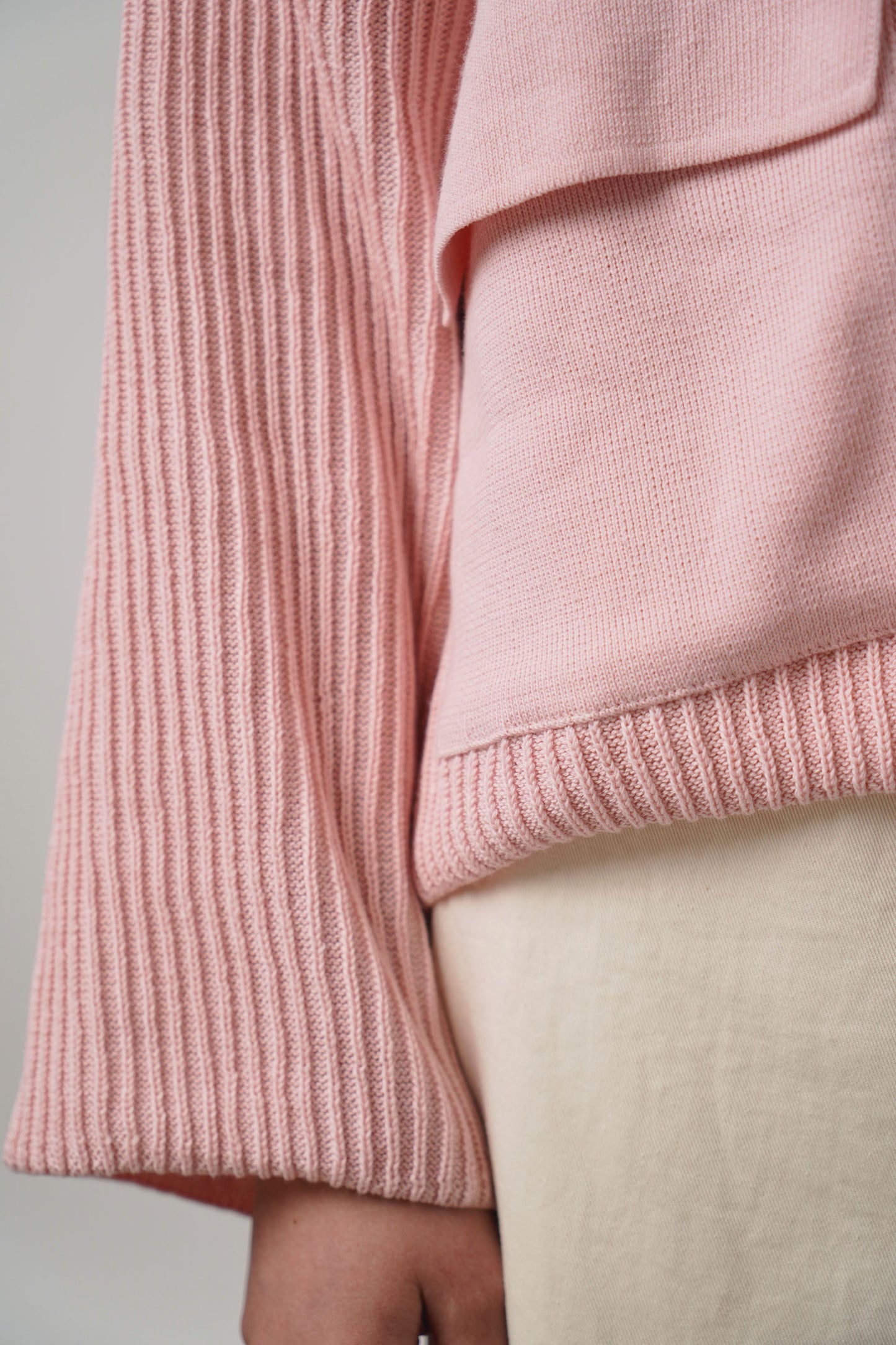 Cardigan pockets | rose