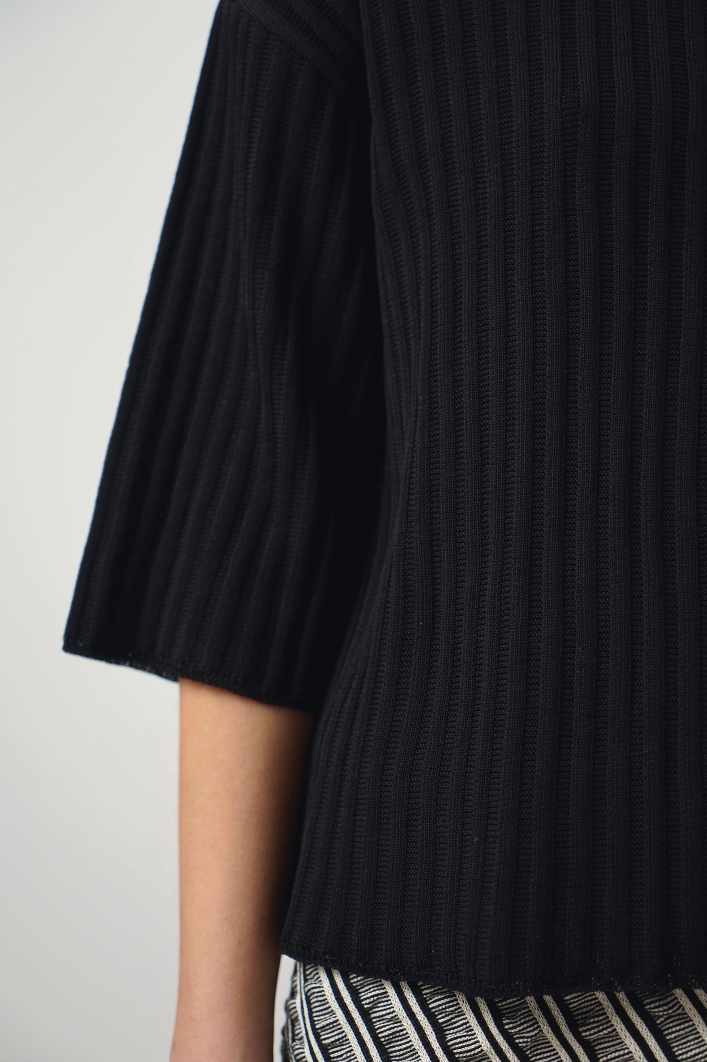 Pullover fine | black