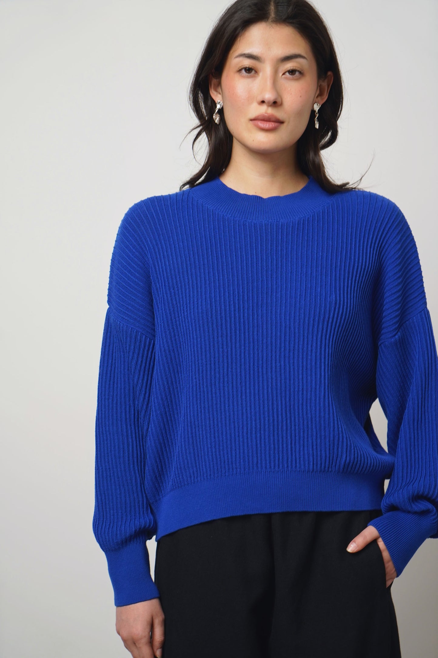 Pullover | cobalt blue
