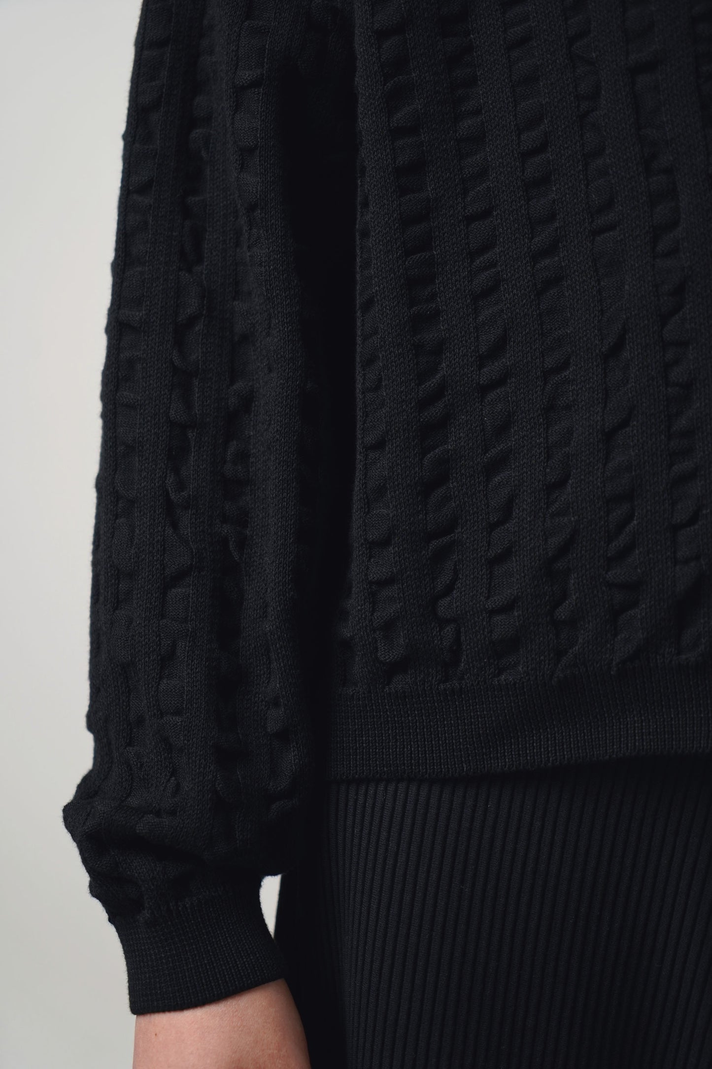 Cardigan bubble | black