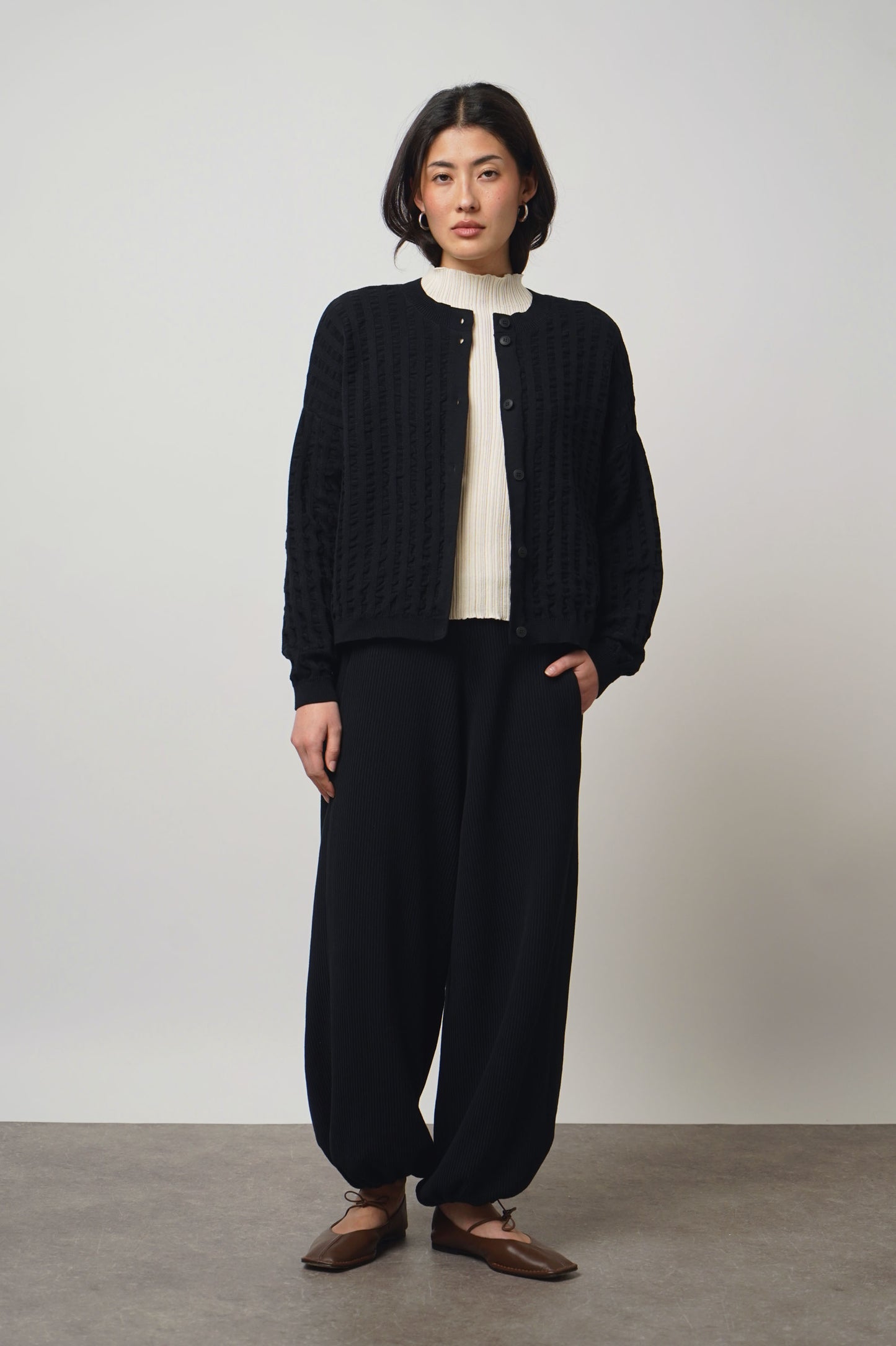 Cardigan bubble | black