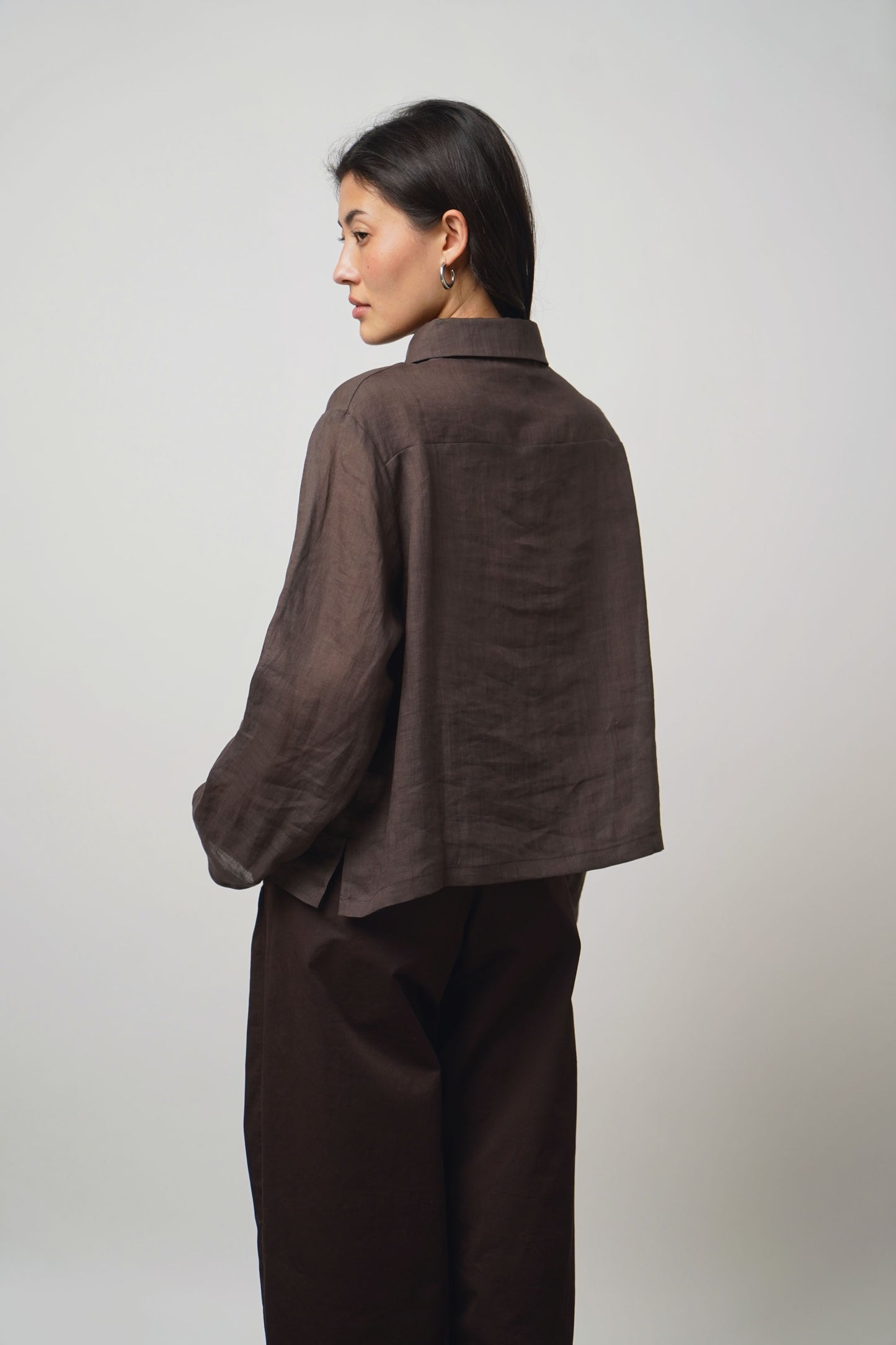 blouse linen | espresso