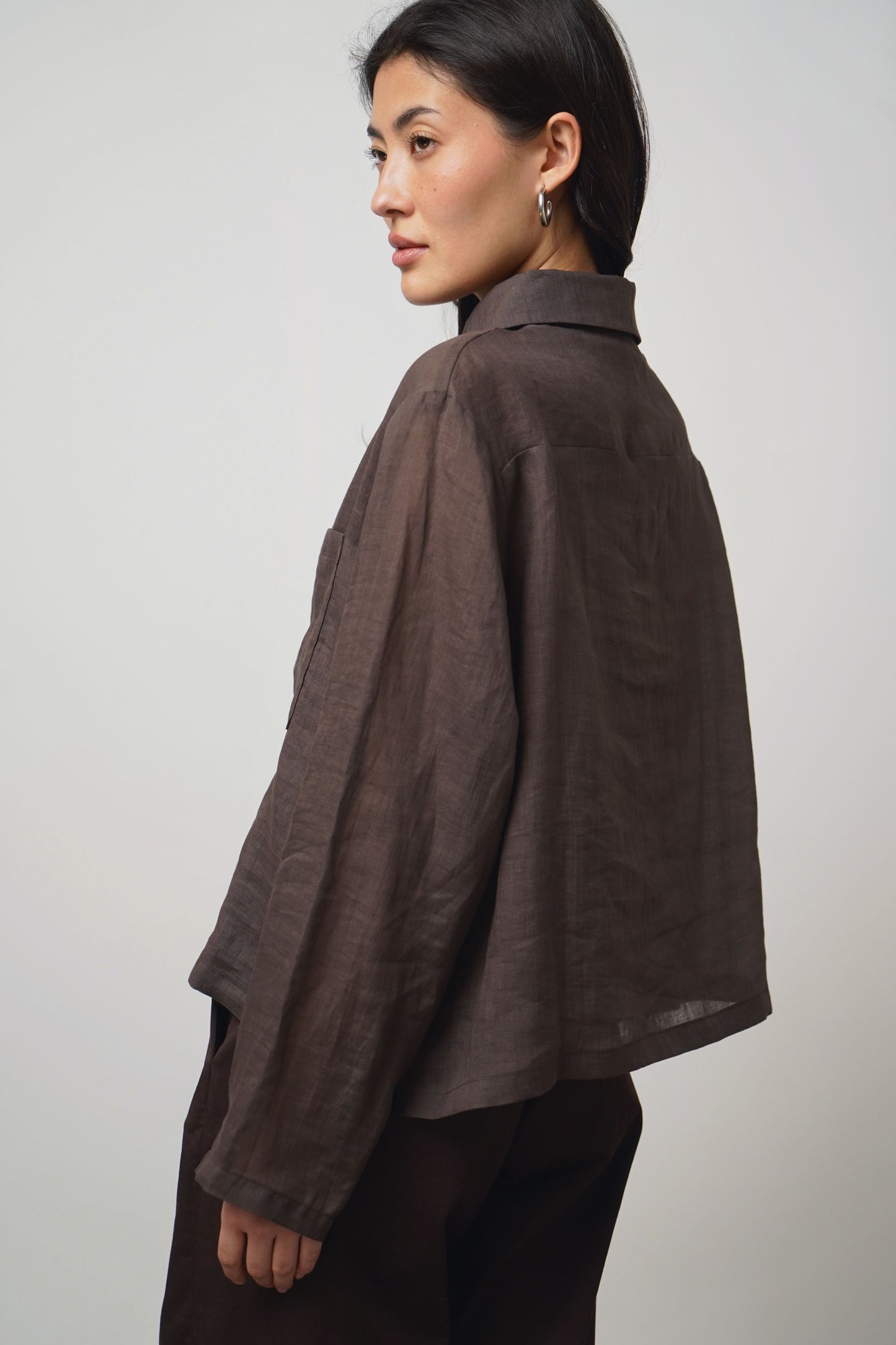 blouse linen | espresso