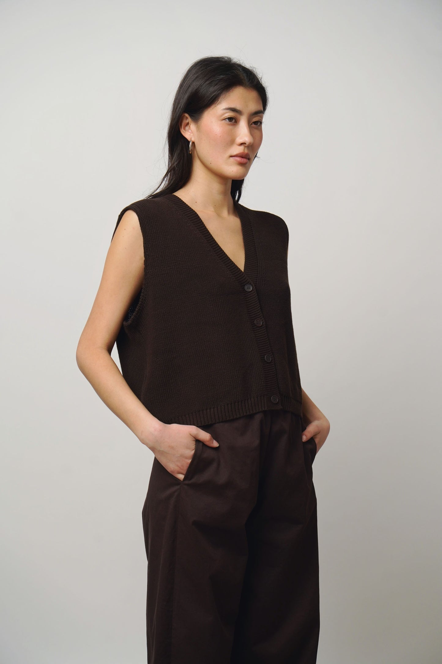 Vest | espresso