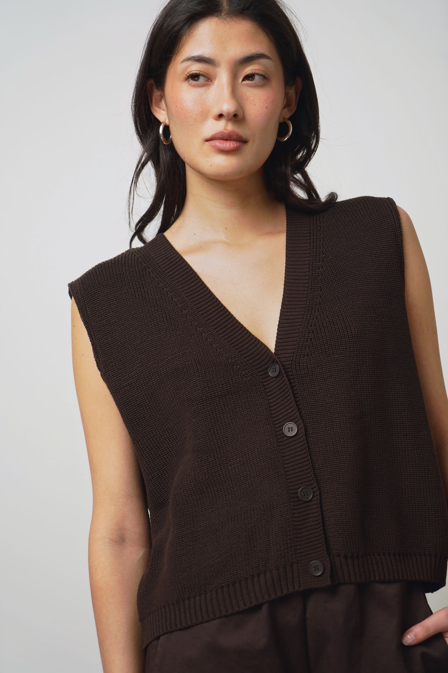 Vest | espresso