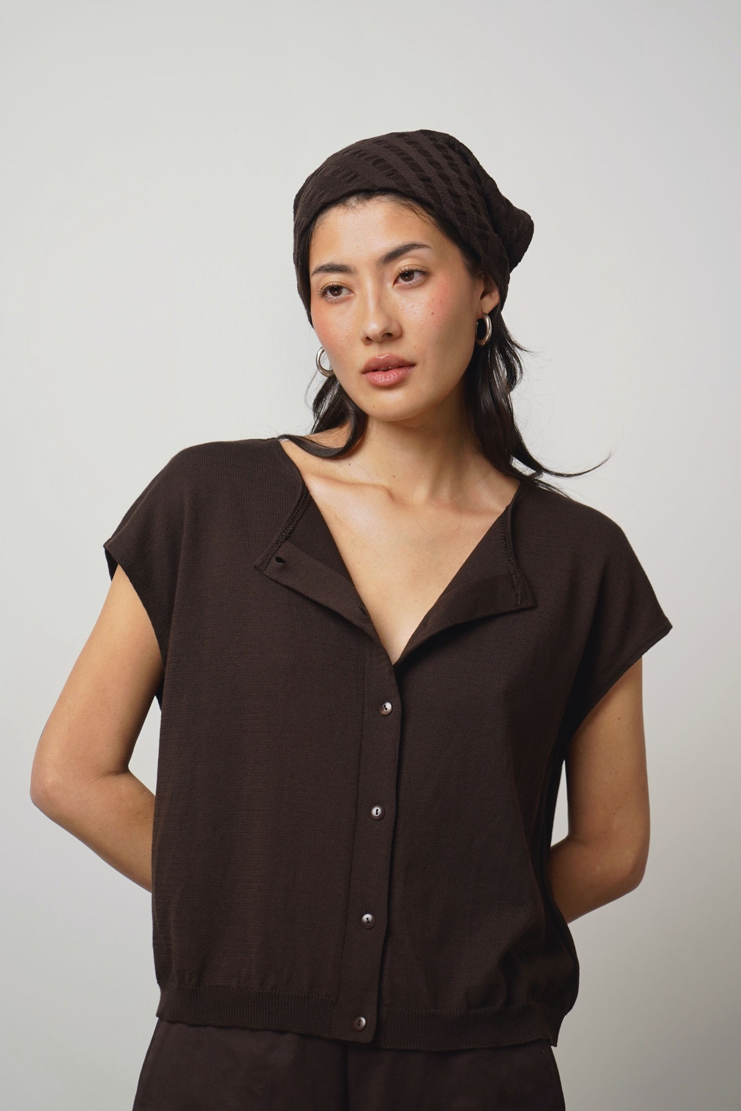 Shirt button | espresso