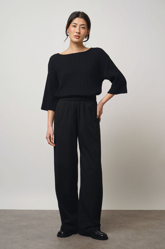 Pants straight | black