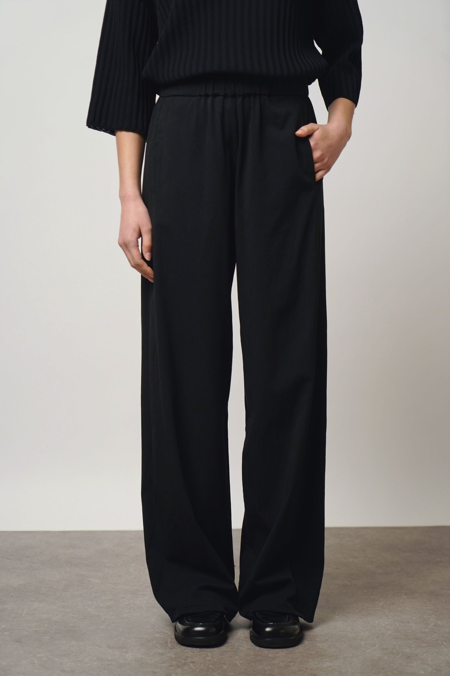 Pants straight | black