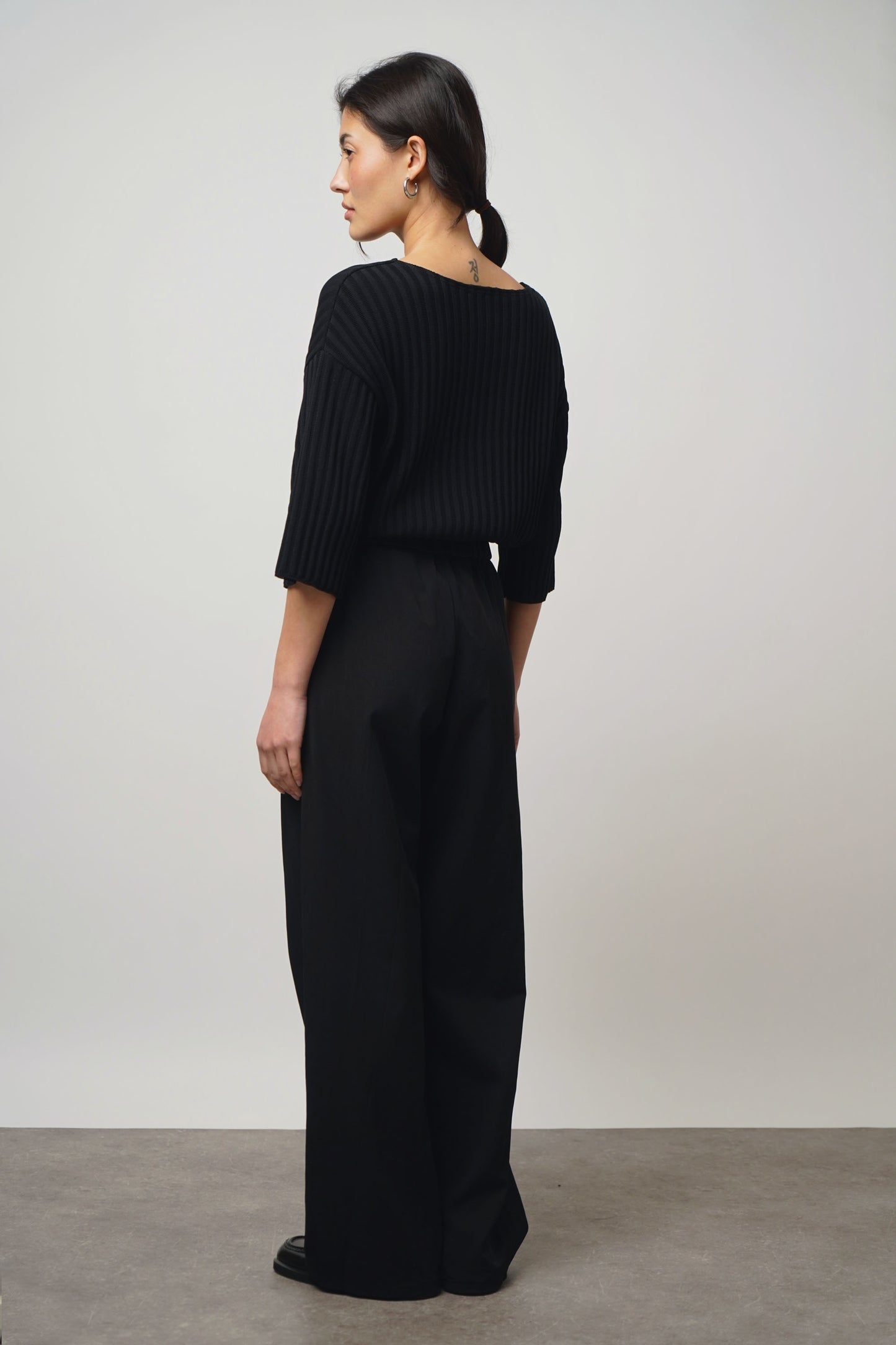 Pants straight | black